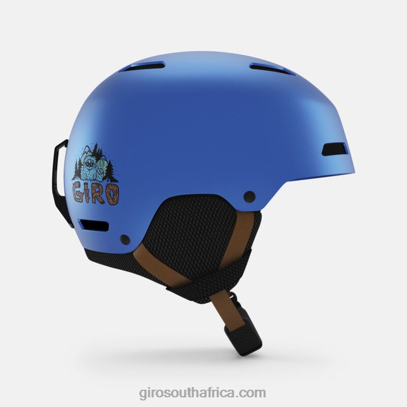 Blue Shreddy Yeti 6H28D972 Kids Giro Crue Mips Helmet