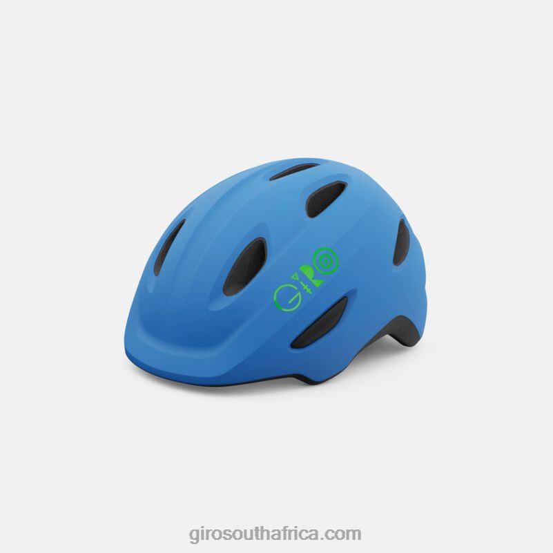 Matte Blue/Lime 6H28D1486 Kids Giro Scamp Helmet