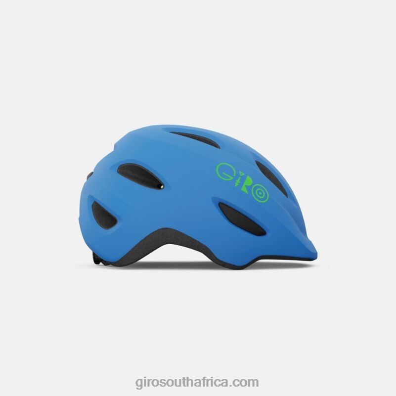 Matte Blue/Lime 6H28D1486 Kids Giro Scamp Helmet