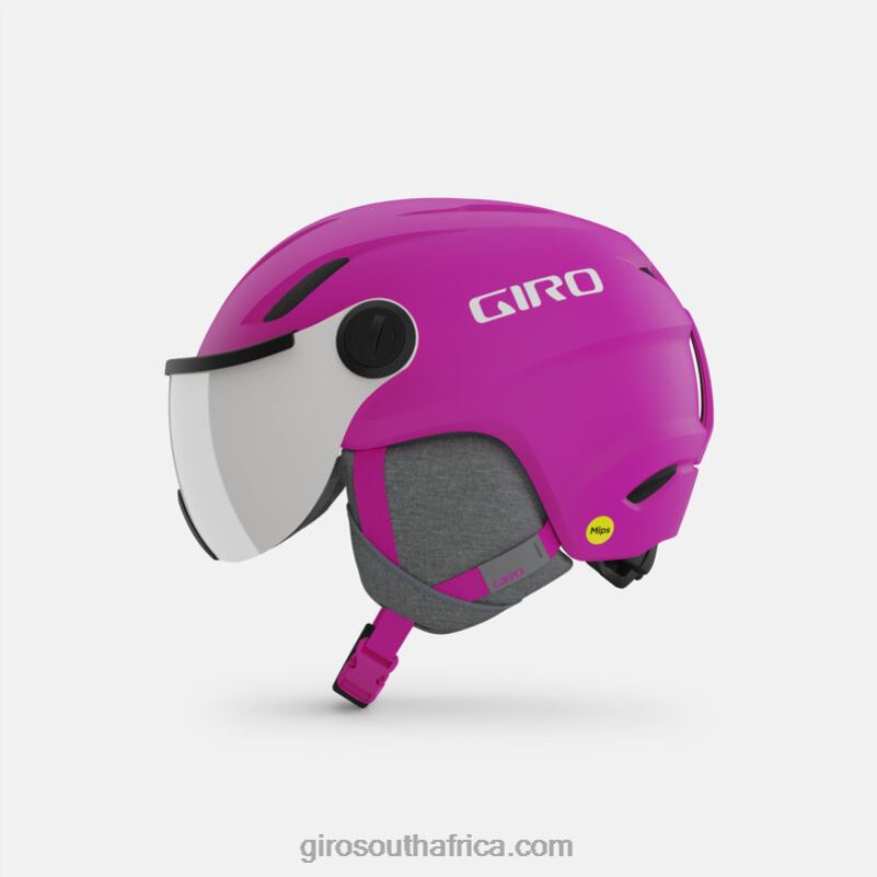 Matte Bright Pink 6H28D1528 Kids Giro Buzz Mips Helmet
