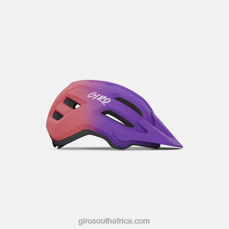 Matte Purple/Tiger Lily 6H28D1393 Kids Giro Fixture Mips Ii Youth Helmet