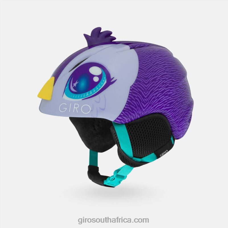 Purple Penguin 6H28D1519 Kids Giro Launch Plus Helmet