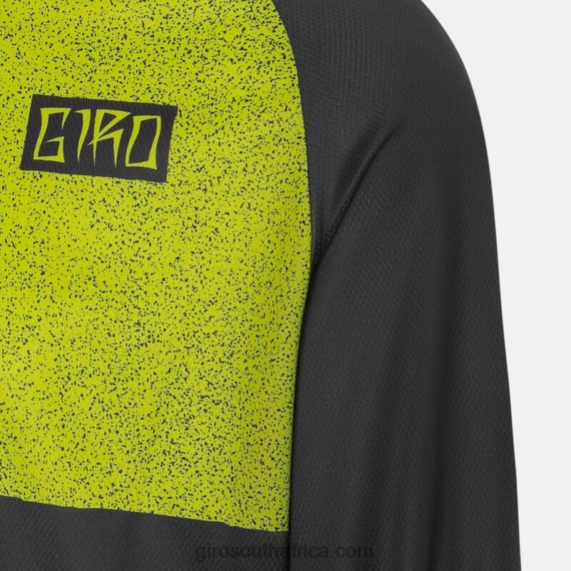 Ano Lime Breakdown 6H28D731 Men Giro Roust Ls Jersey