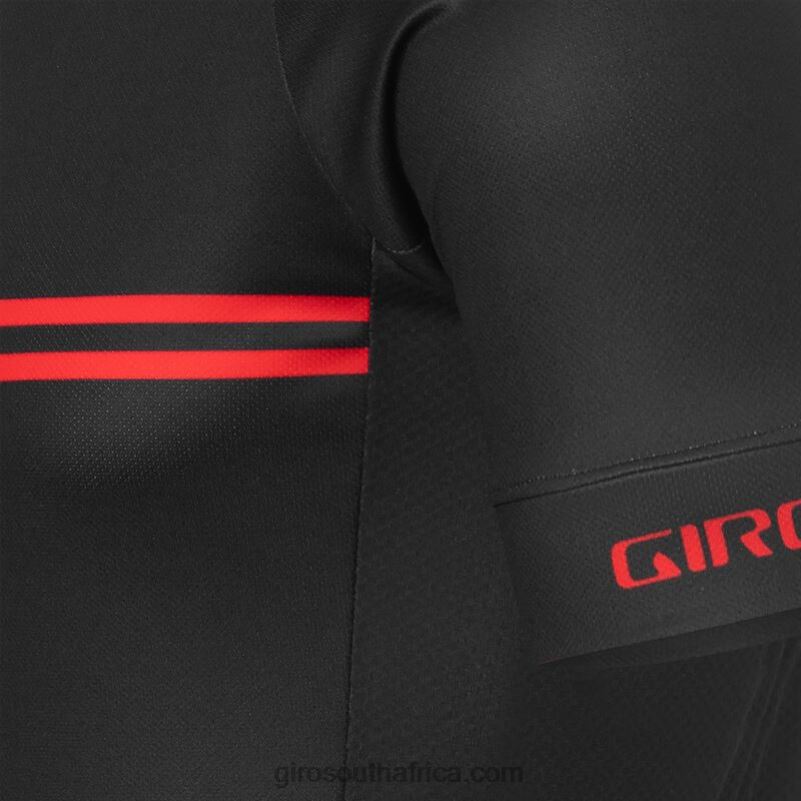 Black/Red Classic Stripe 6H28D724 Men Giro Chrono Sport Jersey