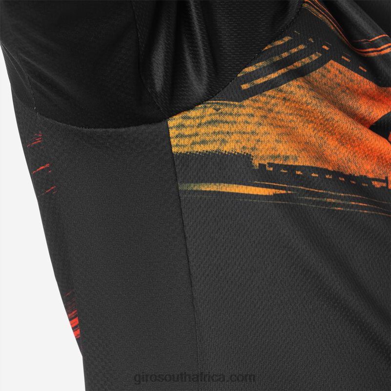 Black/Red Hypnotic 6H28D735 Men Giro Roust Ls Jersey