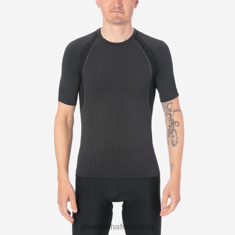 Charcoal 6H28D125 Men Giro Chrono Short Sleeve Base Layer