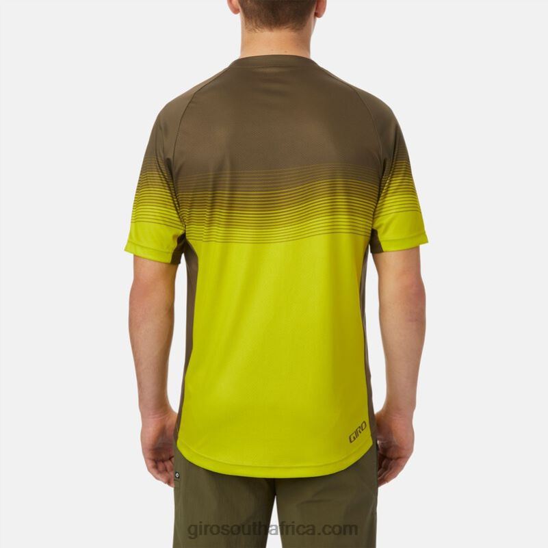 Citron Green Shadow 6H28D677 Men Giro Roust Jersey
