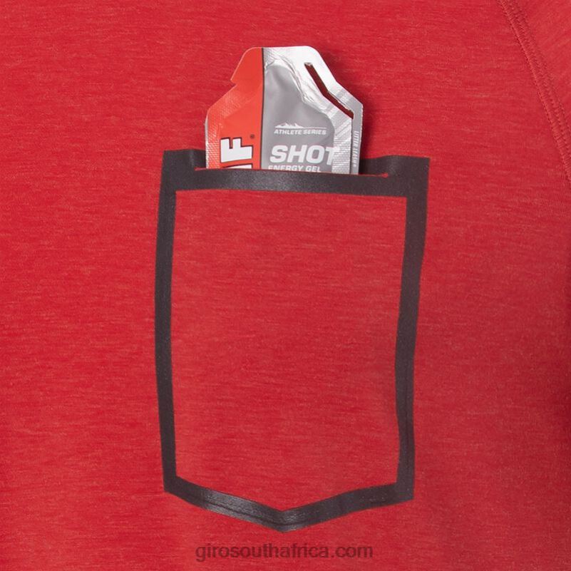 Ginja Red 6H28D727 Men Giro Venture Jersey