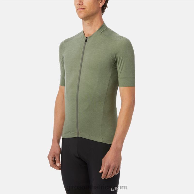 Olive Heather 6H28D718 Men Giro New Road Jersey