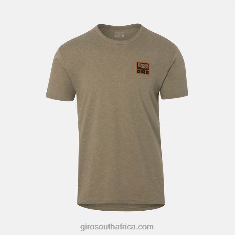 Trail Green 6H28D1042 Men Giro Tech Tee - Short Sleeve