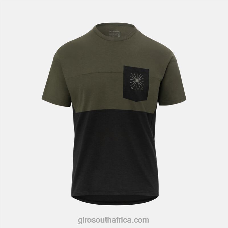 Trail Green/Black 6H28D256 Men Giro Ride Jersey