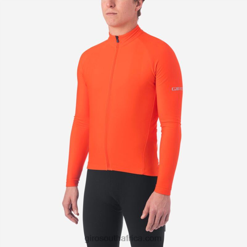 Vermillion 6H28D707 Men Giro Chrono Thermal Ls Jersey