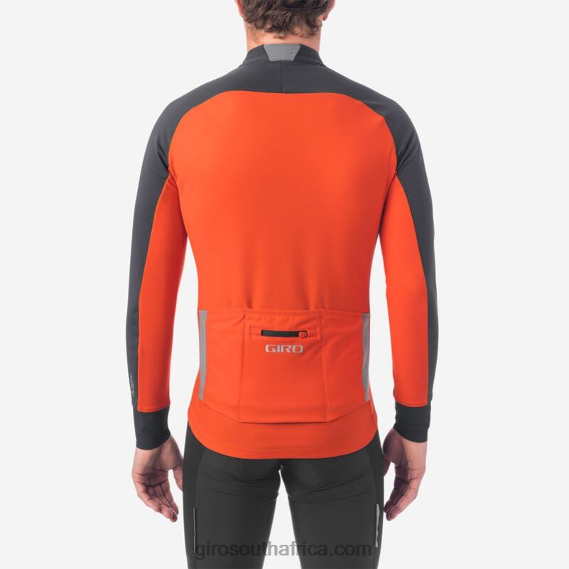 Vermillion 6H28D715 Men Giro Chrono Pro Windbloc Jersey
