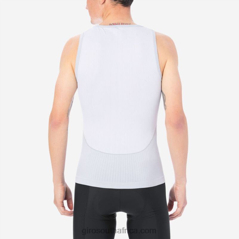 White 6H28D657 Men Giro Chrono Sleeveless Base Layer