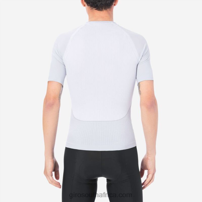 White 6H28D659 Men Giro Chrono Short Sleeve Base Layer