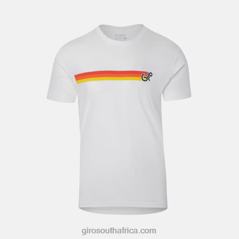 White Vintage 6H28D1031 Men Giro Tee