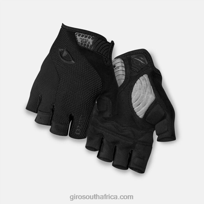 Black 6H28D172 Men Giro Strade Dure Supergel Glove