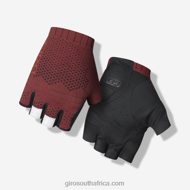 Ox Blood 6H28D850 Men Giro Xnetic Road Glove