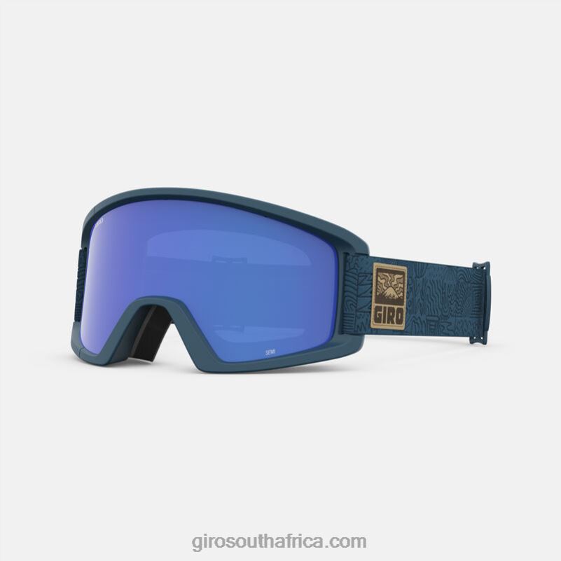 Harbor Blue Adventure Grid 6H28D456 Men Giro Semi Goggle