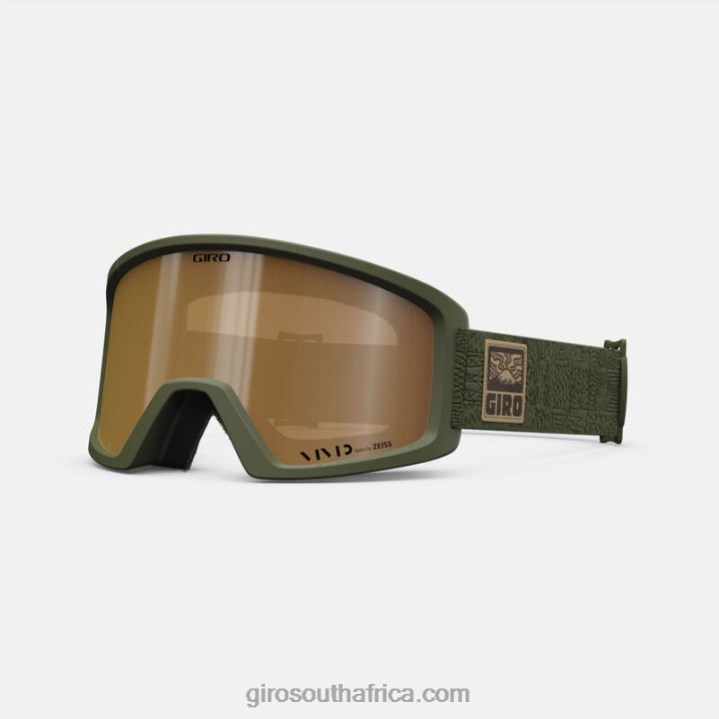 Trail Green Adventure Grid 6H28D1079 Men Giro Blok Goggle