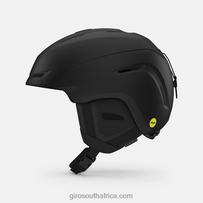 Matte Black 6H28D50 Men Giro Neo Mips Helmet