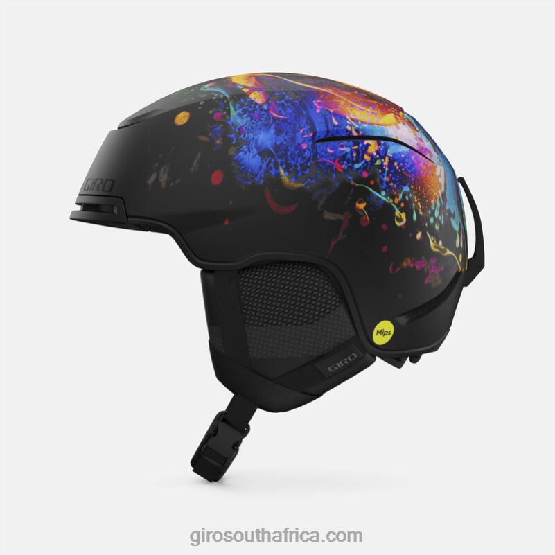 Matte Black/Orange Liquid Light 6H28D394 Men Giro Jackson Mips Helmet