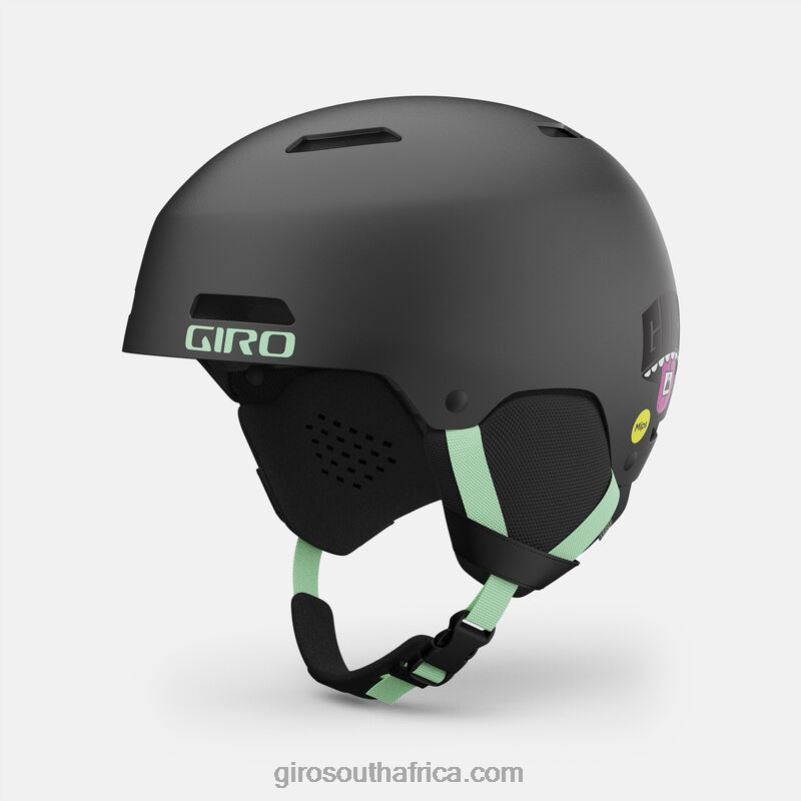 Matte Black Split Fountain Mountain 6H28D358 Men Giro Ledge Mips Helmet