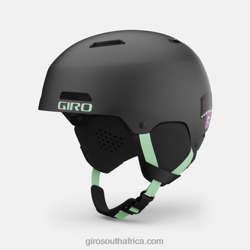 Matte Black Split Fountain Mountain 6H28D374 Men Giro Ledge Helmet