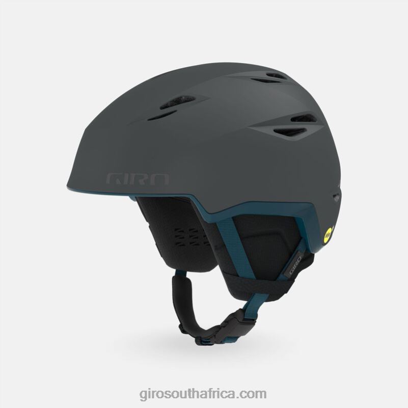 Matte Charcoal Pow 6H28D350 Men Giro Grid Spherical Helmet