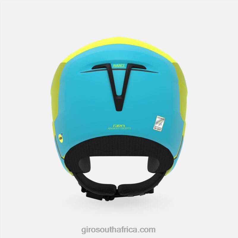 Matte Citron/Iceberg 6H28D977 Men Giro Avance Spherical Helmet