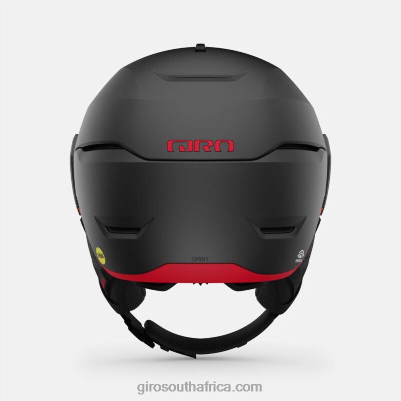 Matte Graphite/Red 6H28D306 Men Giro Orbit Spherical Helmet