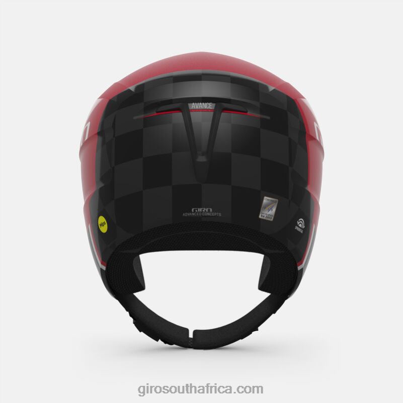 Matte Red/Carbon 6H28D978 Men Giro Avance Spherical Helmet