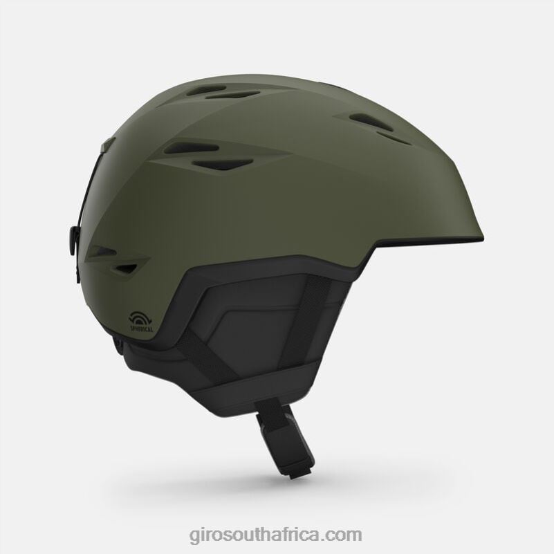 Matte Trail Green 6H28D355 Men Giro Grid Spherical Helmet