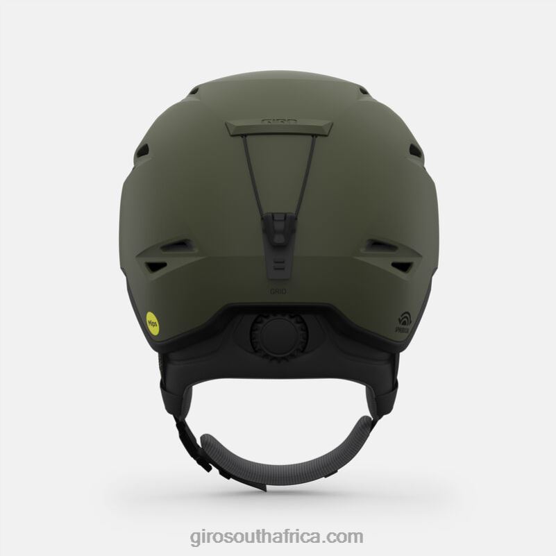Matte Trail Green 6H28D355 Men Giro Grid Spherical Helmet