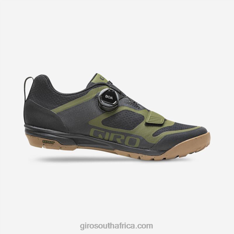 Black/Olive 6H28D508 Men Giro Ventana Shoe