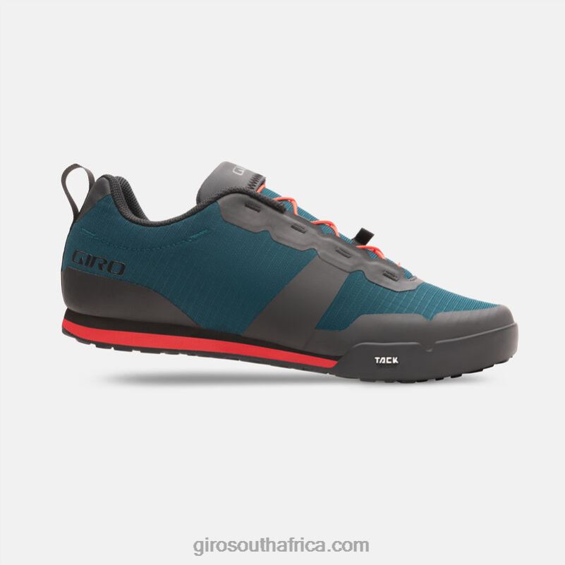 Harbor Blue/Bright Red 6H28D252 Men Giro Tracker Fastlace Shoe