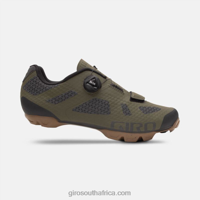 Olive/Gum-23 6H28D515 Men Giro Rincon Shoe