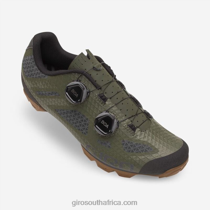 Olive/Gum 6H28D542 Men Giro Sector Shoe