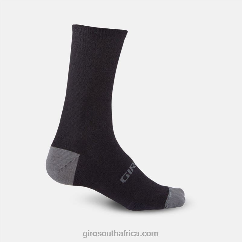 Black/Charcoal 6H28D190 Unisex Giro Hrc+ Merino Wool Sock