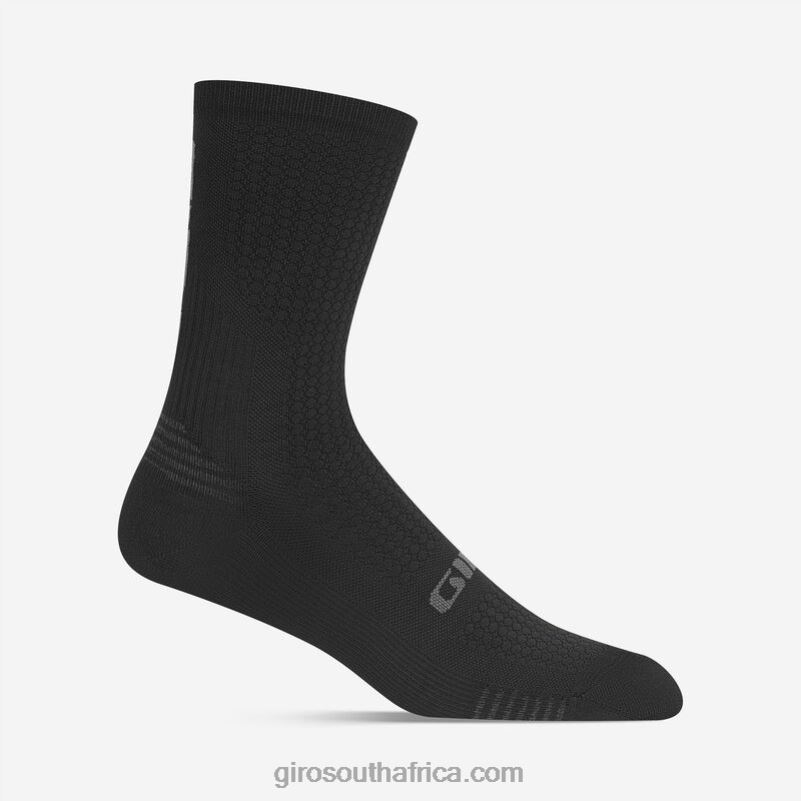 Black/Charcoal 6H28D855 Unisex Giro Hrc+ Grip Sock