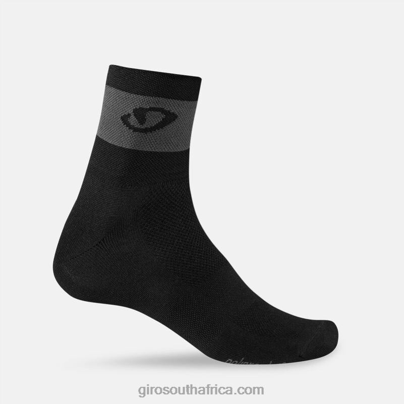 Black/Dark Shadow 6H28D790 Unisex Giro Comp Racer High Rise Sock