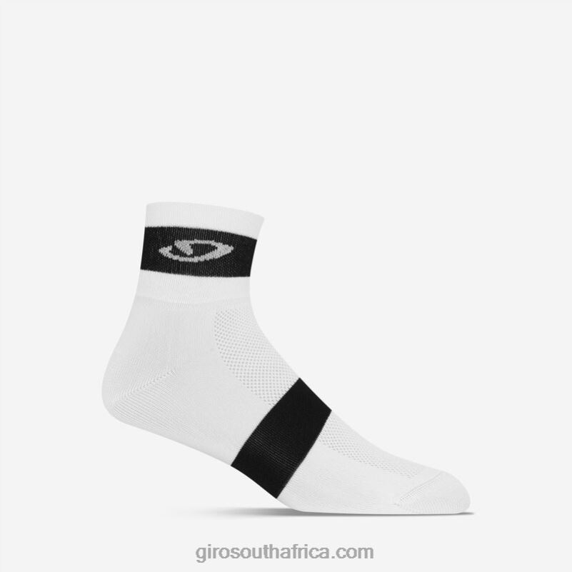 White 6H28D886 Unisex Giro Comp Racer Sock