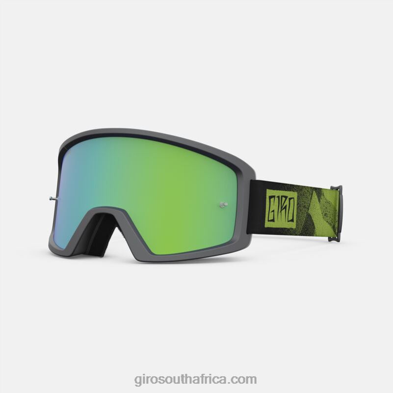 Black/Ano Lime 6H28D228 Unisex Giro Blok Mtb Goggle