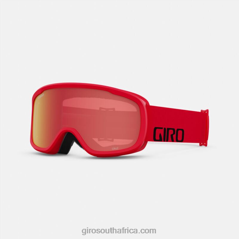 Red Wordmark 6H28D928 Unisex Giro Cruz Asian Fit Goggle