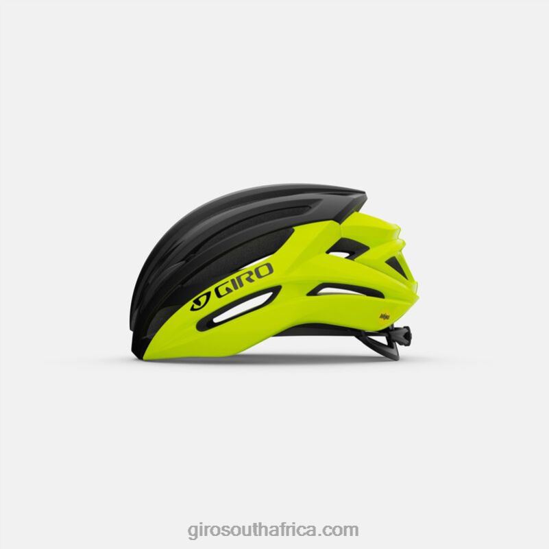 Highlight Yellow/Black 6H28D111 Unisex Giro Syntax Mips Helmet