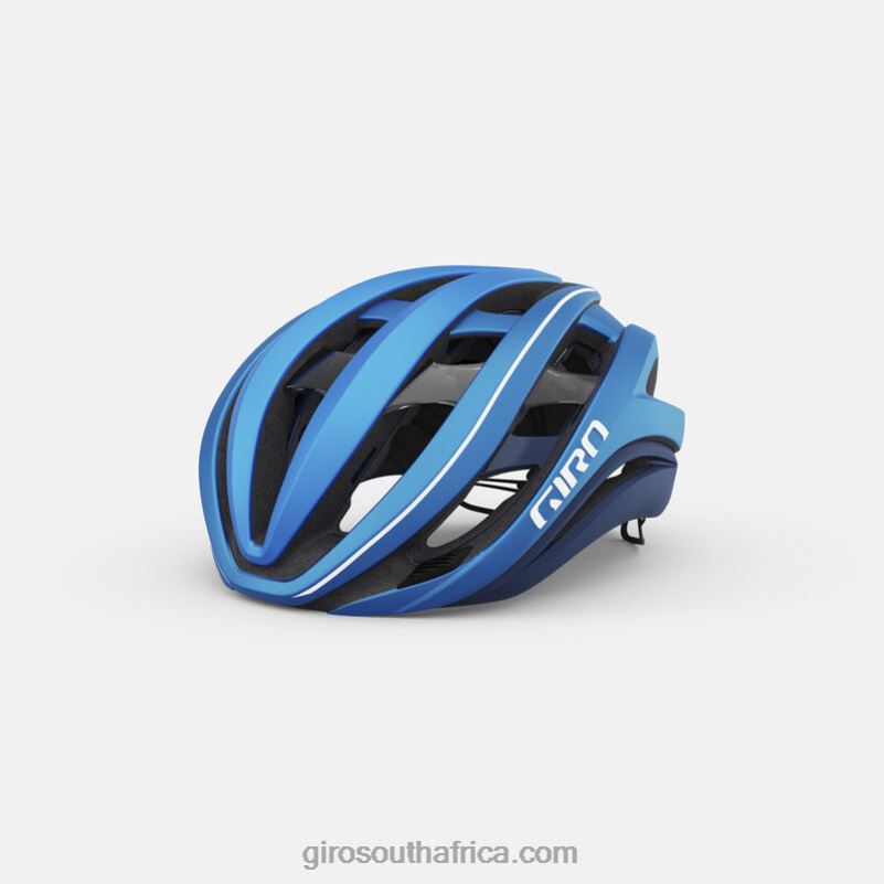 Matte Ano Blue 6H28D27 Unisex Giro Aether Spherical Helmet