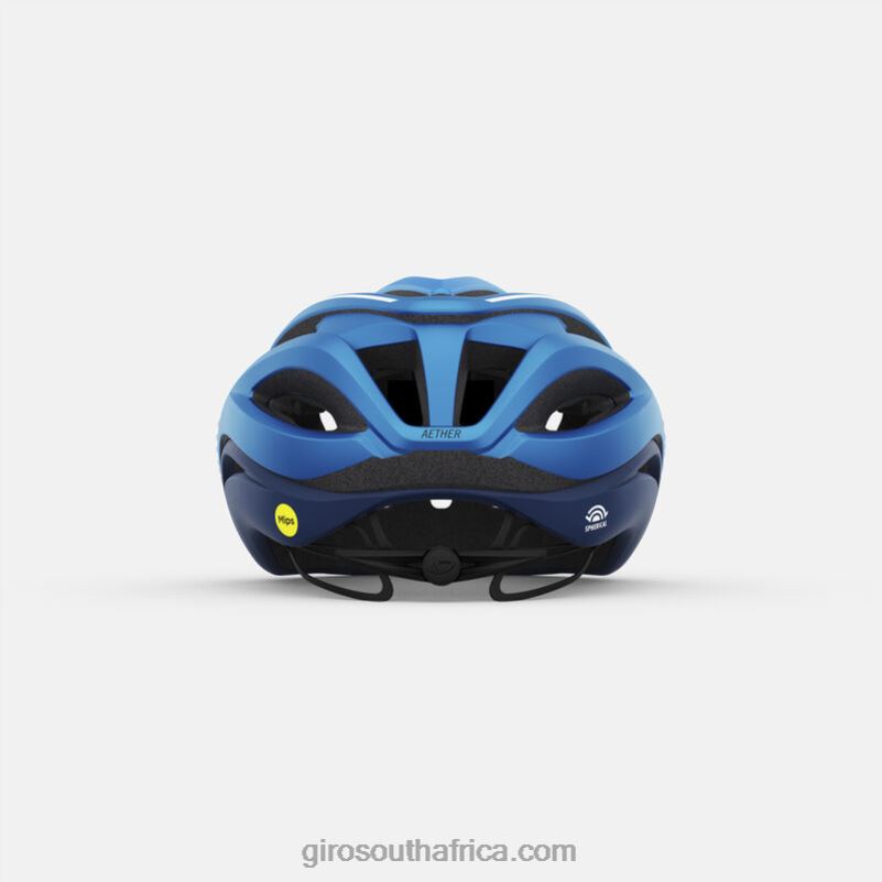 Matte Ano Blue 6H28D27 Unisex Giro Aether Spherical Helmet