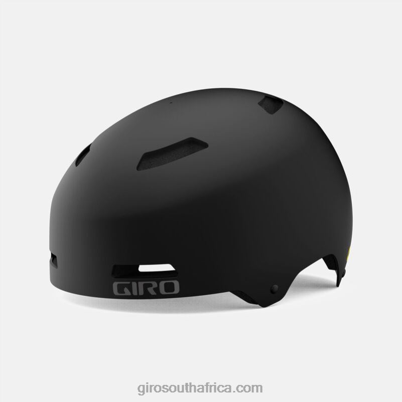 Matte Black 6H28D101 Unisex Giro Quarter Mips Helmet