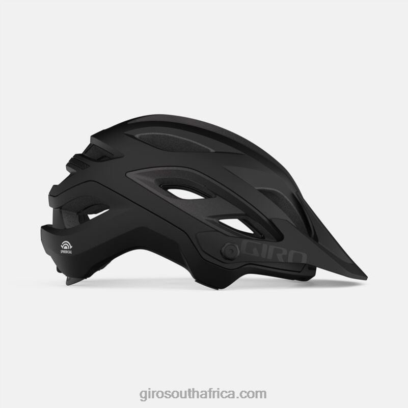 Matte Black 6H28D66 Unisex Giro Merit Spherical Helmet