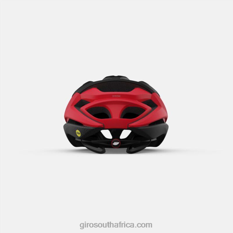 Matte Black/Bright Red 6H28D616 Unisex Giro Syntax Mips Helmet